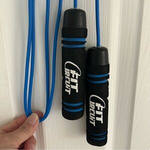 Fit Circuit Black and Blue Jump Rope